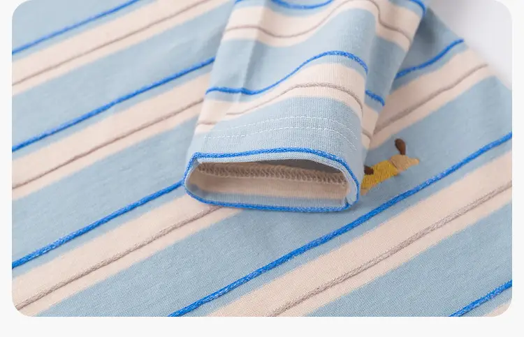 Duduia Striped Cotton T-Shirt for Boys Spring Collection — feature 21