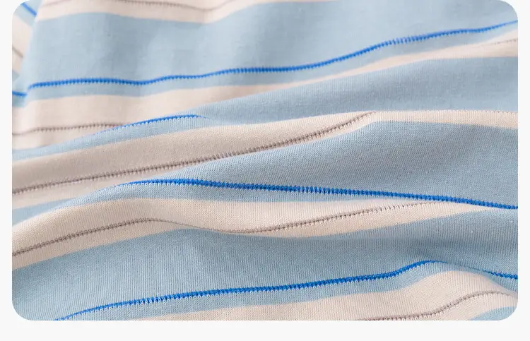 Duduia Striped Cotton T-Shirt for Boys Spring Collection — feature 24