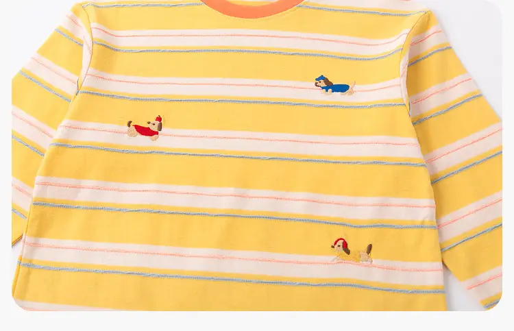 Duduia Striped Cotton T-Shirt for Boys Spring Collection — feature 26