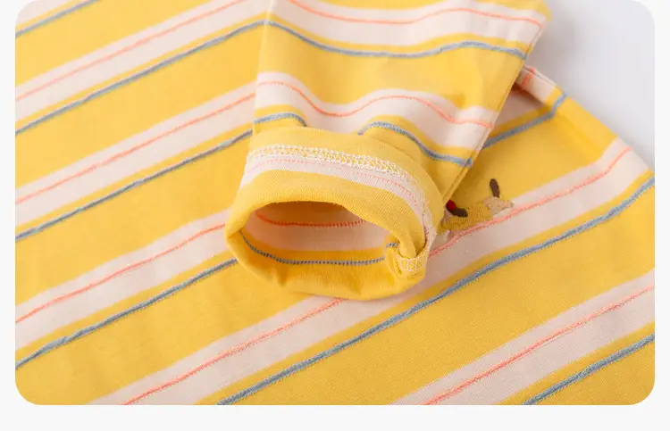 Duduia Striped Cotton T-Shirt for Boys Spring Collection — feature 28