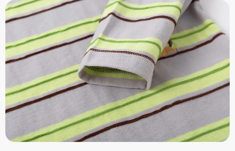 Duduia Striped Cotton T-Shirt for Boys Spring Collection — feature 37