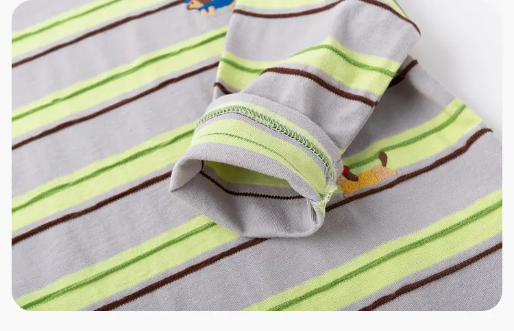 Duduia Striped Cotton T-Shirt for Boys Spring Collection — feature 38