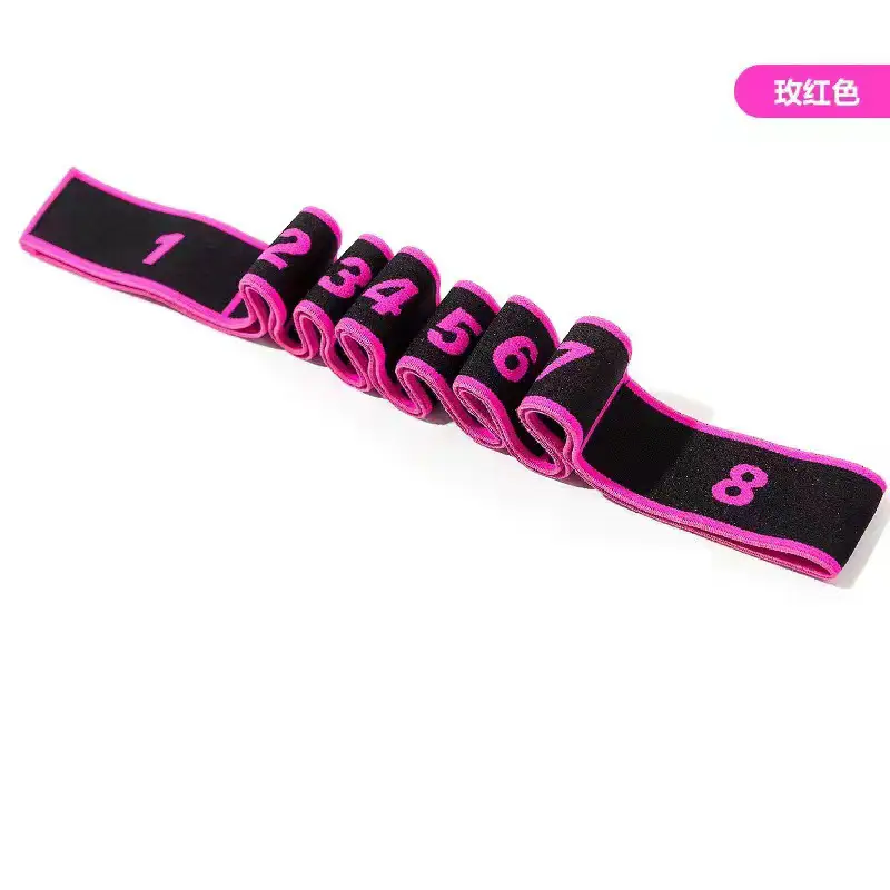 Cross-Border Hot-Selling High-Quality Yoga Resistance Bands for Sports and Fitness, Resistance Bands for Yoga and Dance, Digital Resistance Bands