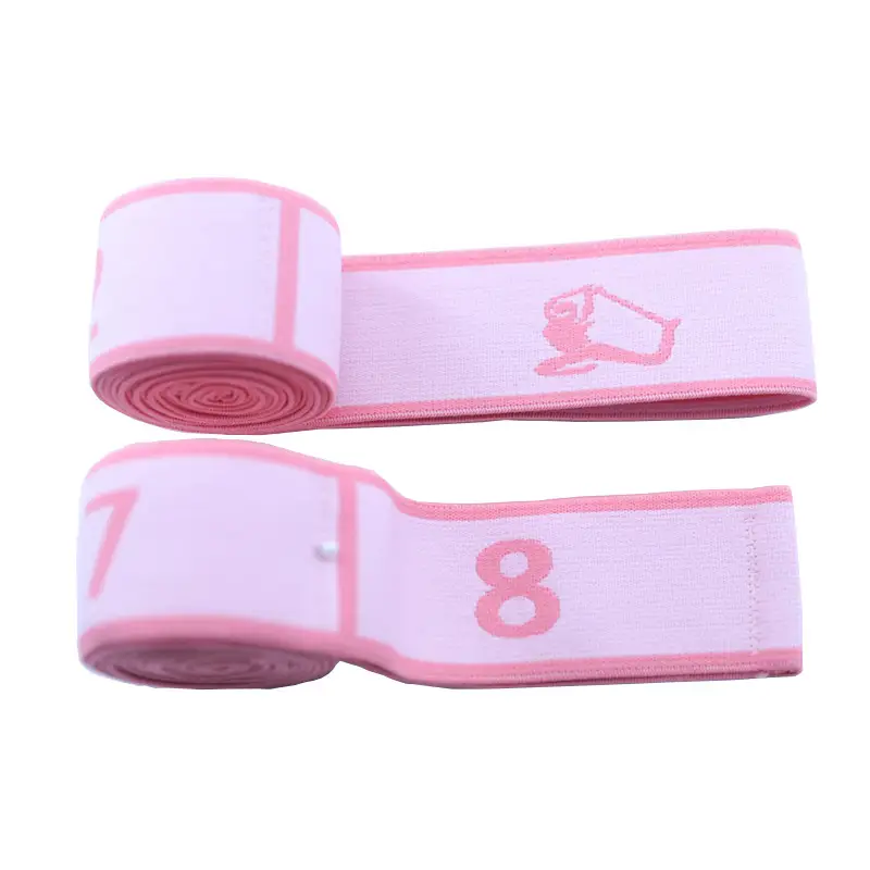 Cross-Border Hot-Selling High-Quality Yoga Resistance Bands for Sports and Fitness, Resistance Bands for Yoga and Dance, Digital Resistance Bands
