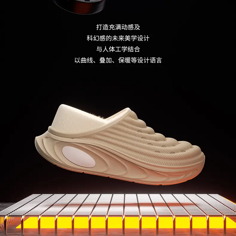 Lidani Waterproof Cotton Shoes for Men, Suitable for Outdoor Wear in Autumn and Winter 2025, New Indoor Non-Slip, Warm, Thick-Soled, Odor-Resistant Fur Slippers — feature 8