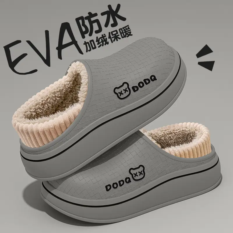 Women Winter Fleece Lined Slipper Green 2025 - Image 10