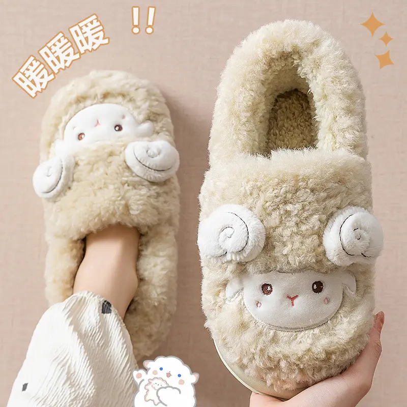 Women Winter Fleece Lined Slipper Green 2025 - Image 4