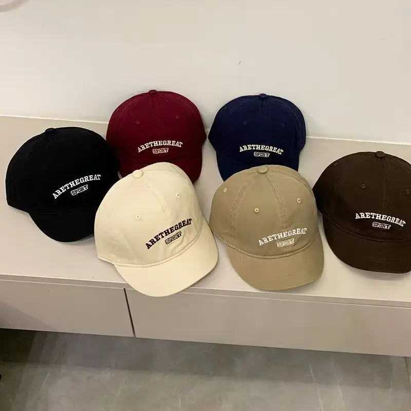 American Retro Letter Baseball Cap Women Spring Autumn - Image 7