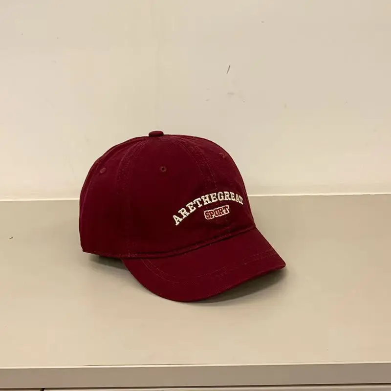 American Retro Letter Baseball Cap Women Spring Autumn — feature 9