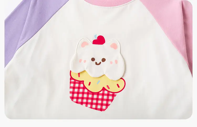 Kids Cotton T-Shirt Spring New Boys Girls Rainbow Print — feature 16