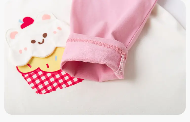 Kids Cotton T-Shirt Spring New Boys Girls Rainbow Print — feature 18
