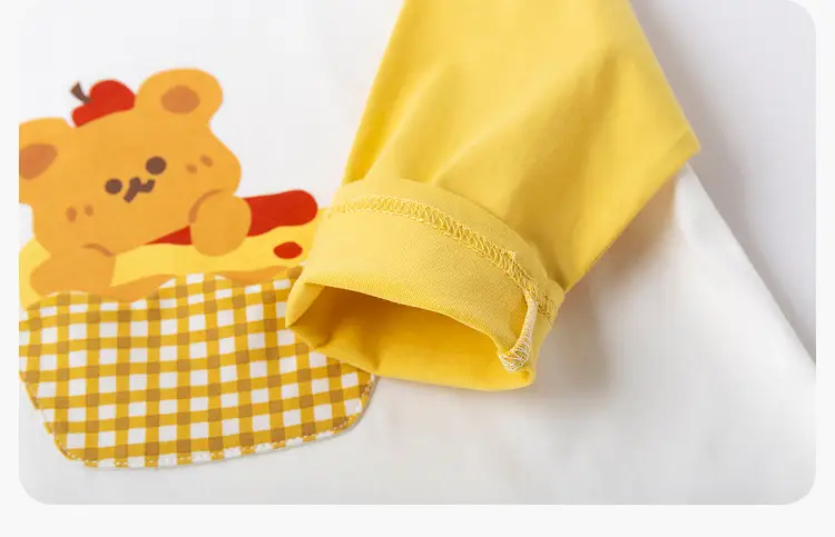Kids Cotton T-Shirt Spring New Boys Girls Rainbow Print — feature 23