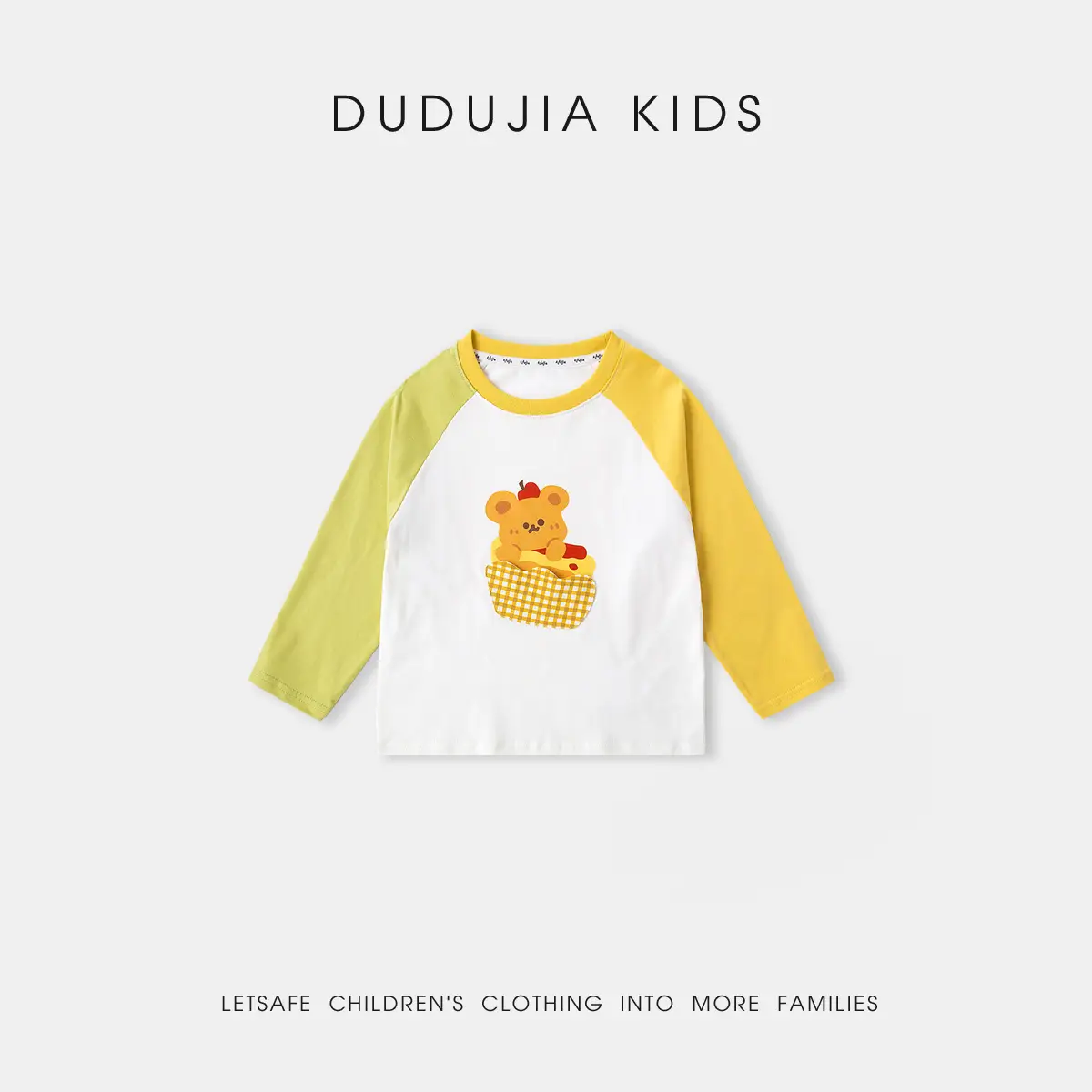 Kids Cotton T-Shirt Spring New Boys Girls Rainbow Print
