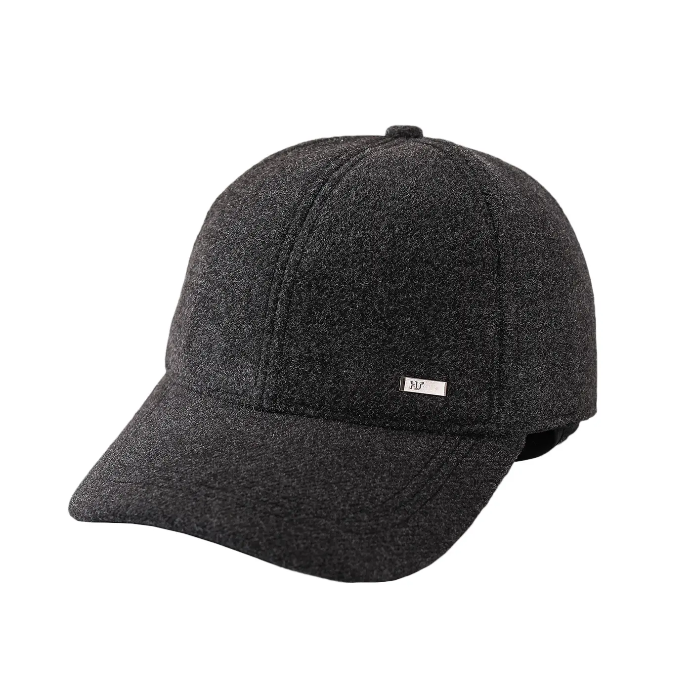 Black Fleece Lined Baseball Cap for Men Women Elderly Cold Proof Warm - Image 6