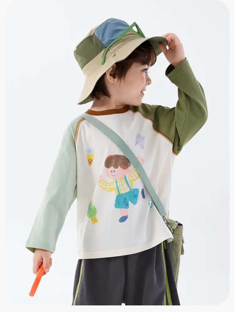 2026 Spring Boys Cotton T-Shirt Antibacterial Print — feature 12
