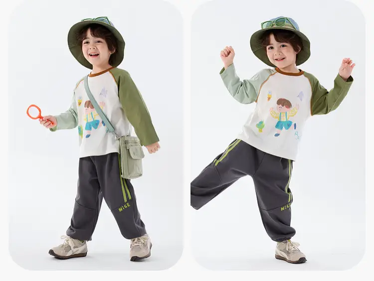 2026 Spring Boys Cotton T-Shirt Antibacterial Print — feature 13