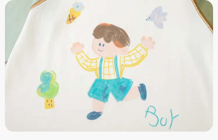 2026 Spring Boys Cotton T-Shirt Antibacterial Print — feature 19