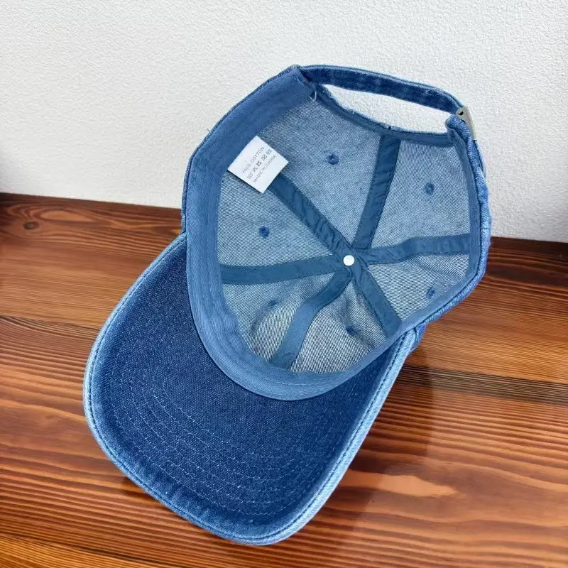 Women Letter Graffiti Duckbill Cap Blue Black — feature 15