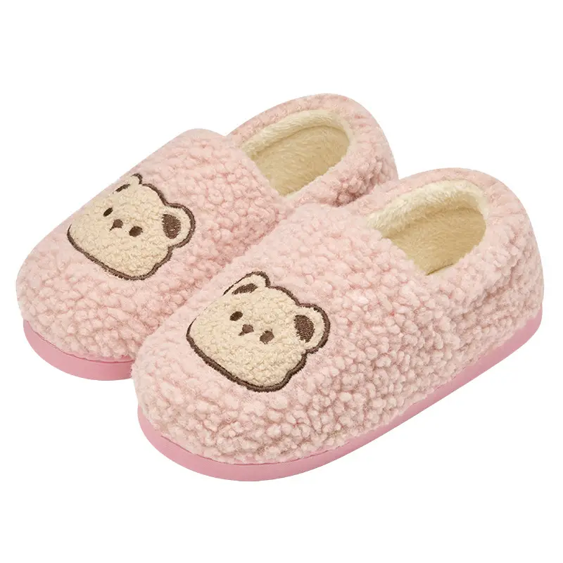 Women's Winter Cotton Slippers with Heel Cover, Warm 2025 New Model, Antibacterial Home Thick Plush Slippers, Cotton Slippers for Home Leisure - Image 10