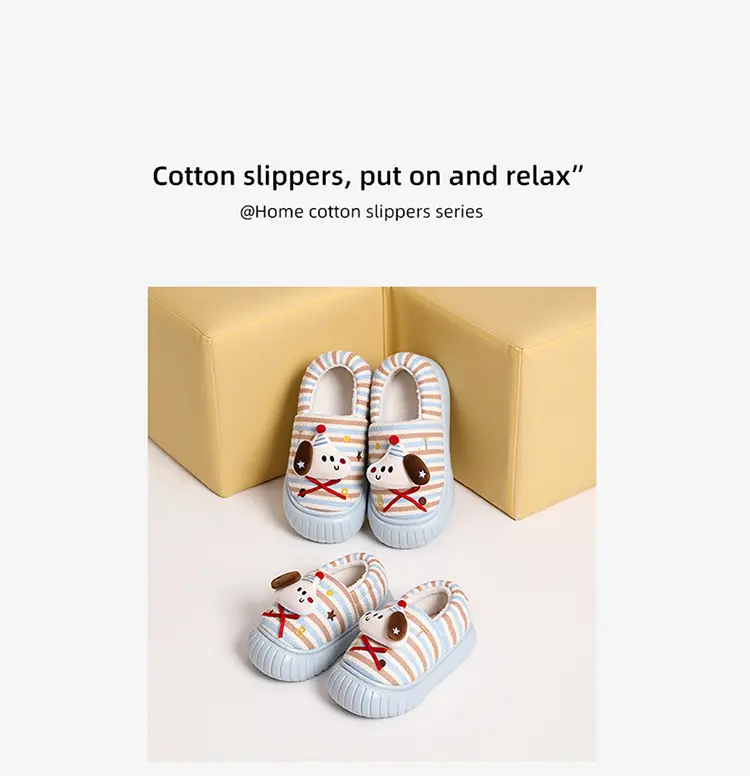 Parent-Child Children's Cotton Slippers Women's Winter Bag Heel New Indoor Home Plush Warm Women's Cotton Shoes Wholesale — feature 11