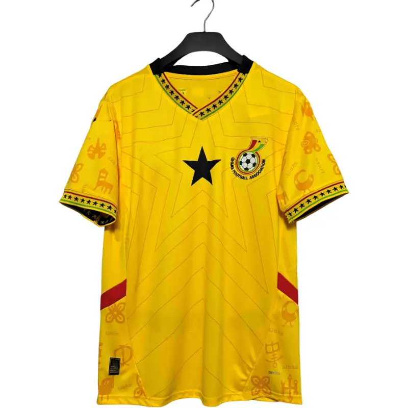 25-26 Ghana Away World Cup National Team Fan Version Top Three Standard New Thai Version Football Jersey