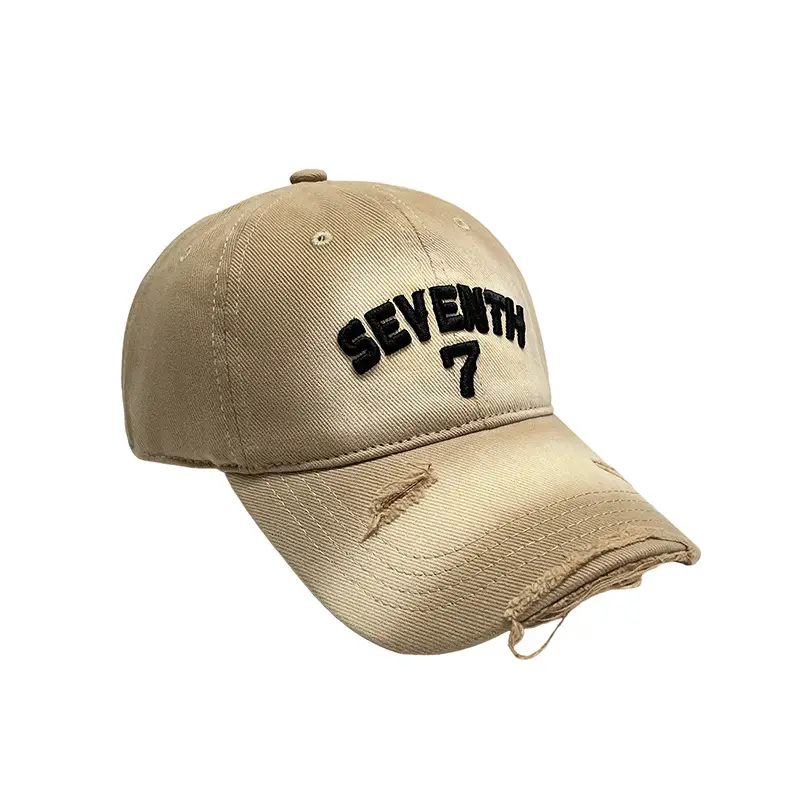 New Ripped Letter Embroidery Baseball Cap for Women - Image 11