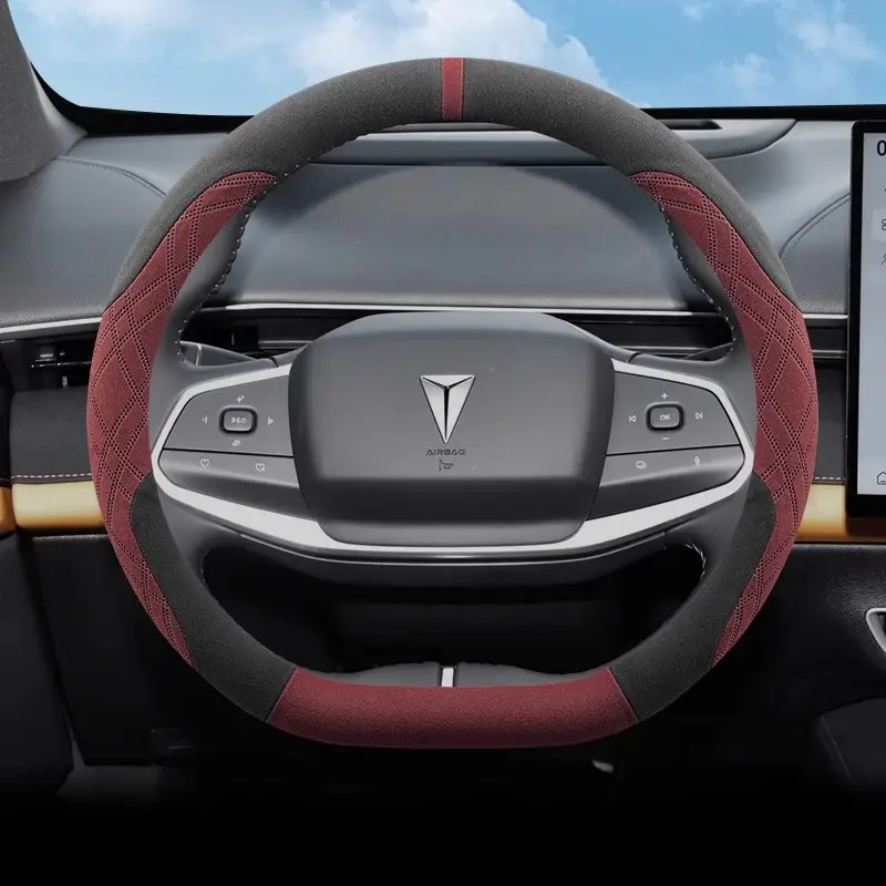 Suede Steering Wheel Cover for Dark Blue S07 S05 S09 L07 S03 G318 S - Image 5
