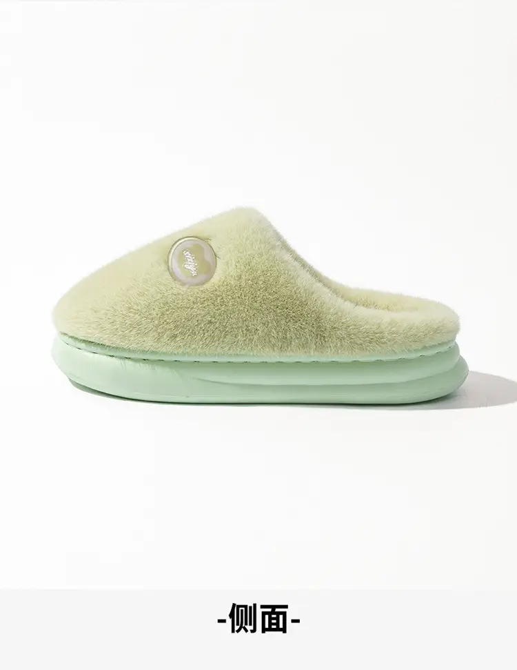 Cotton Slippers with a Stepping-On-Clouds Feel for Men and Women, Suitable for Autumn and Winter, Can Be Worn Indoors or Outdoors, Non-Slip, Thick-Soled, Warm, and Plush Cotton Shoes — feature 22