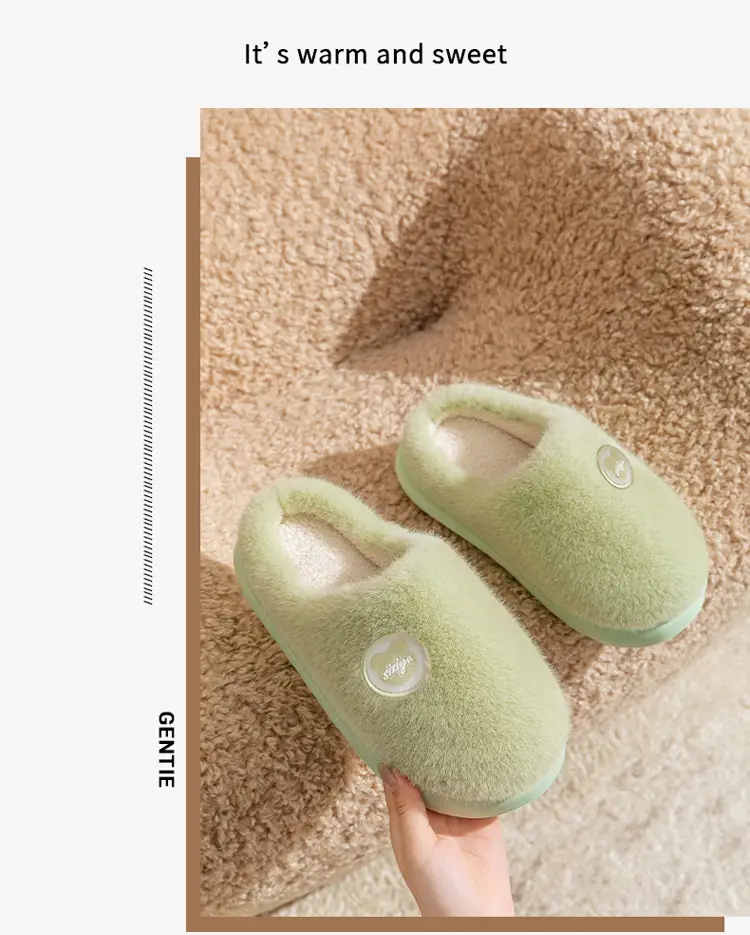 Cotton Slippers with a Stepping-On-Clouds Feel for Men and Women, Suitable for Autumn and Winter, Can Be Worn Indoors or Outdoors, Non-Slip, Thick-Soled, Warm, and Plush Cotton Shoes — feature 25