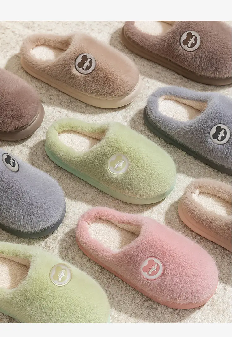 Cotton Slippers with a Stepping-On-Clouds Feel for Men and Women, Suitable for Autumn and Winter, Can Be Worn Indoors or Outdoors, Non-Slip, Thick-Soled, Warm, and Plush Cotton Shoes — feature 26
