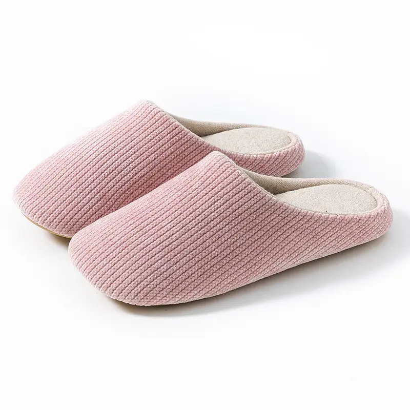 Pink Cotton Slippers for Girls New Autumn Winter - Image 9
