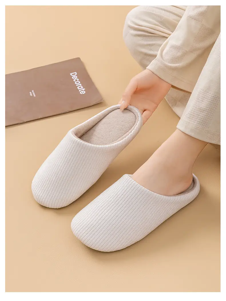 Pink Cotton Slippers for Girls New Autumn Winter — feature 19