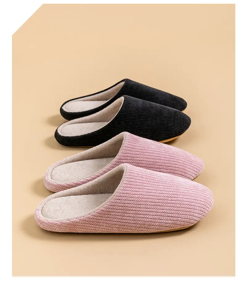 Pink Cotton Slippers for Girls New Autumn Winter — feature 9