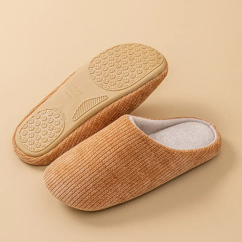 Pink Cotton Slippers for Girls New Autumn Winter - Image 3