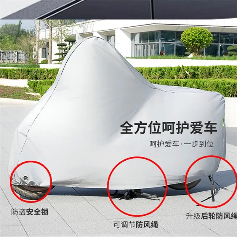 Benelli T6001 Motorcycle Car Cover Rainproof Sun Protective - Image 7