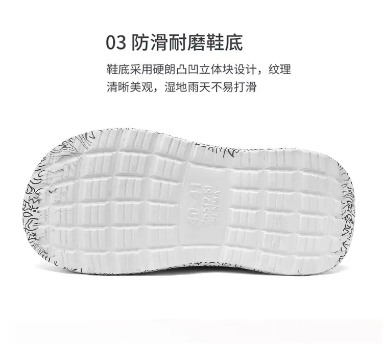 Waterproof Cotton Slippers for Men in Winter New Thick-Soled Non-Slip Indoor Fleece-Lined Warm Couple Family Outer Wear Bag Heel Cotton Shoes — feature 7