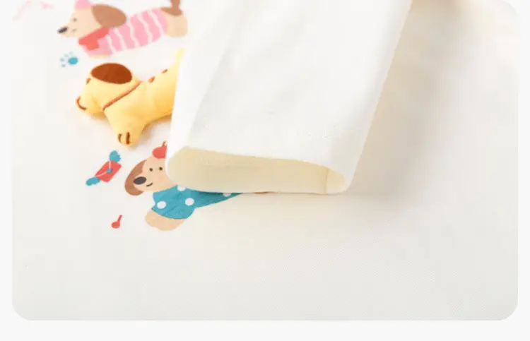 Children's Cotton T-Shirt Set White Blue Cap — feature 26