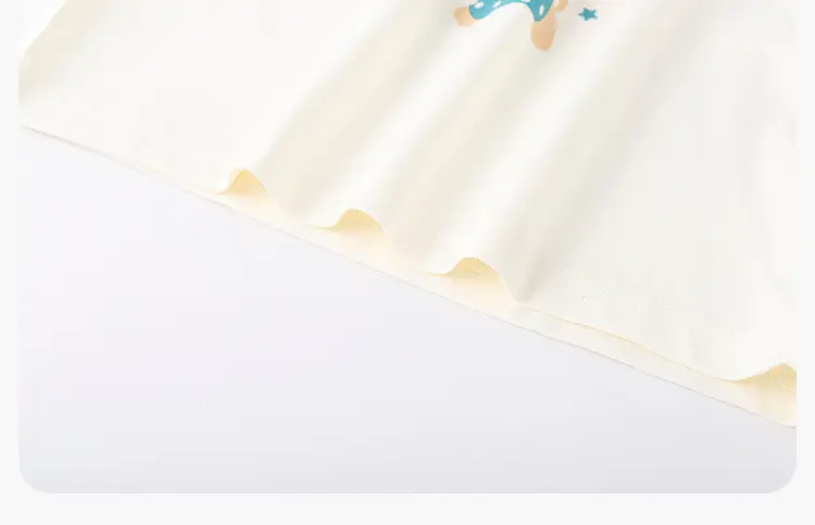 Children's Cotton T-Shirt Set White Blue Cap — feature 28