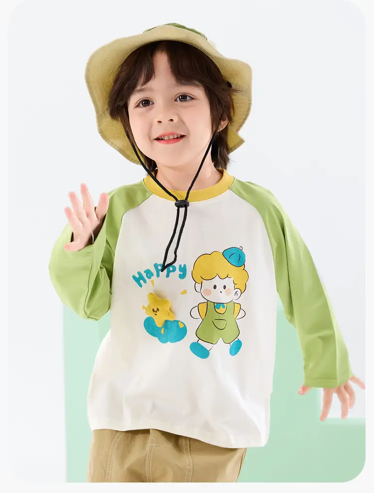 7A Antibacterial Kids T-Shirt Spring New Girls Boys — feature 10