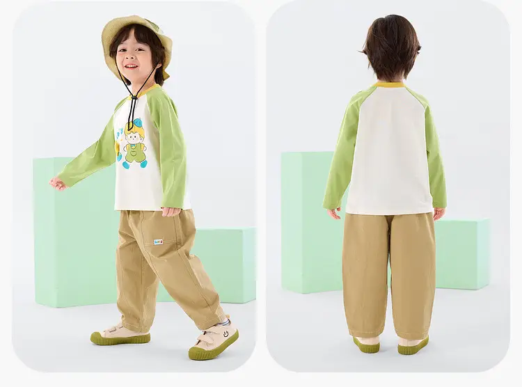 7A Antibacterial Kids T-Shirt Spring New Girls Boys — feature 15