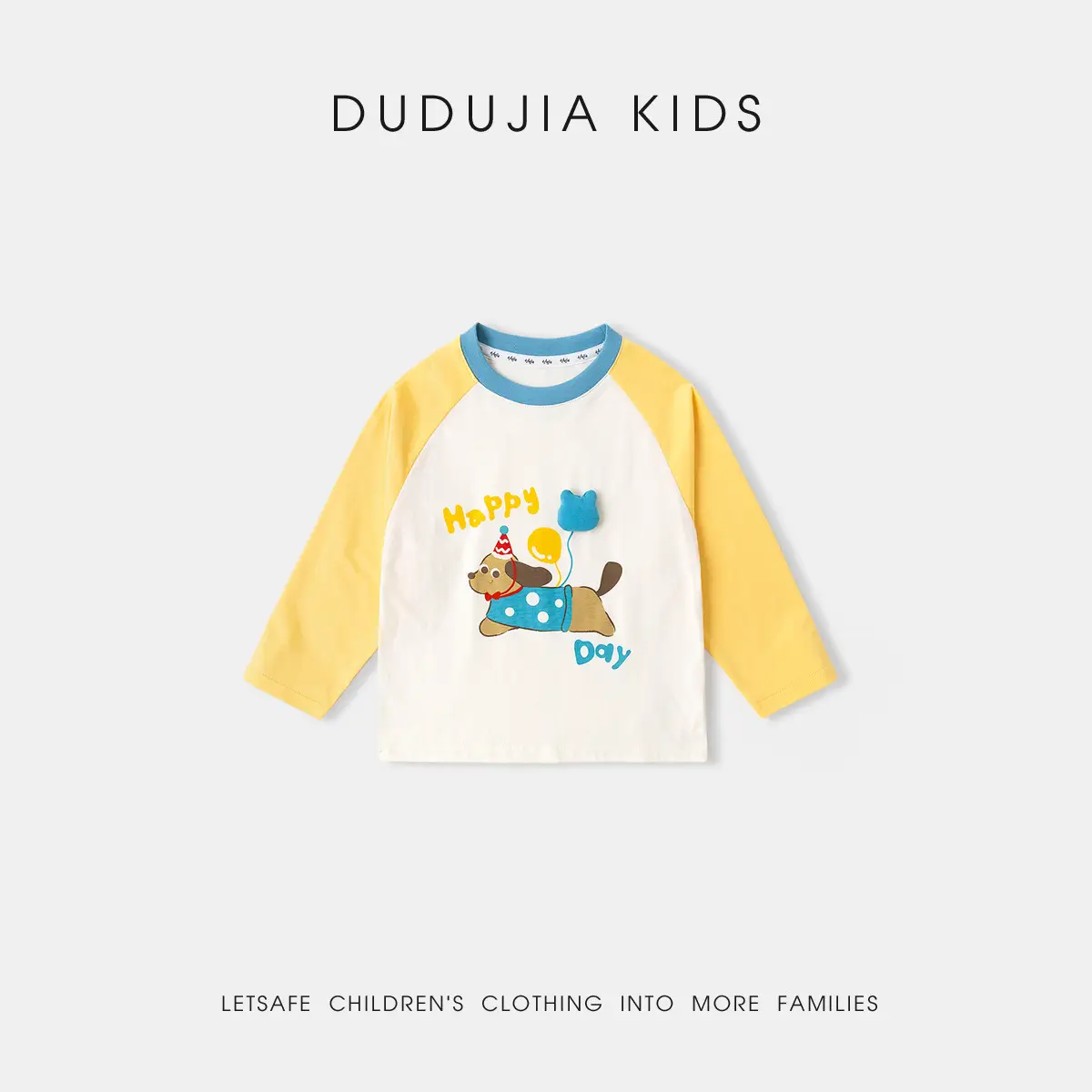 7A Antibacterial Kids T-Shirt Spring New Girls Boys - Image 2