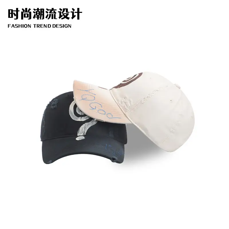Gray Korean Style Baseball Cap Retro Japanese Versatile English Small - Image 8