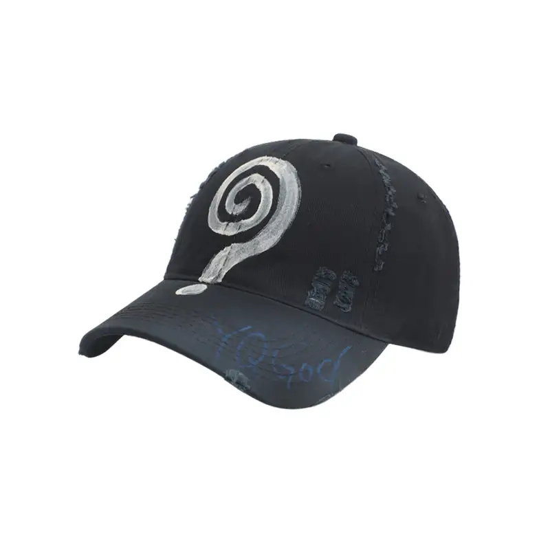 Gray Korean Style Baseball Cap Retro Japanese Versatile English Small - Image 11
