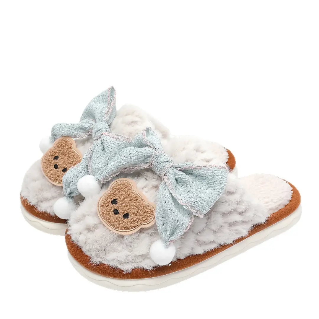 Cotton Slippers for Women, Winter New Style, Indoor Home Warm Plush Slippers, Men's Home, Men's Autumn and Winter Shoes - Image 36