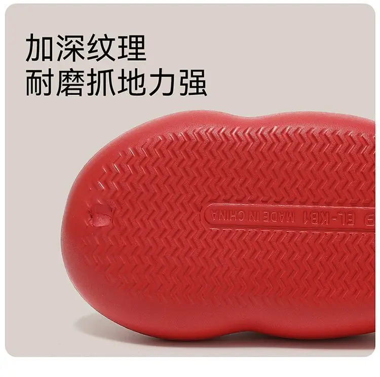 Apple Shape Waterproof Cotton Slippers Men's Bag Heel New Indoor Home Warm Non-Slip Plush Cotton Shoes Women's Wholesale — feature 16