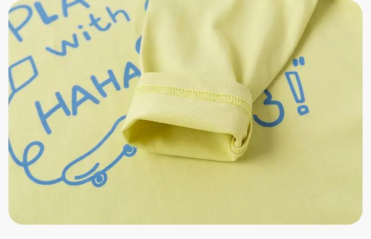 Dudujia Kids Pure Cotton T-Shirt White Spring New Arrival — feature 19