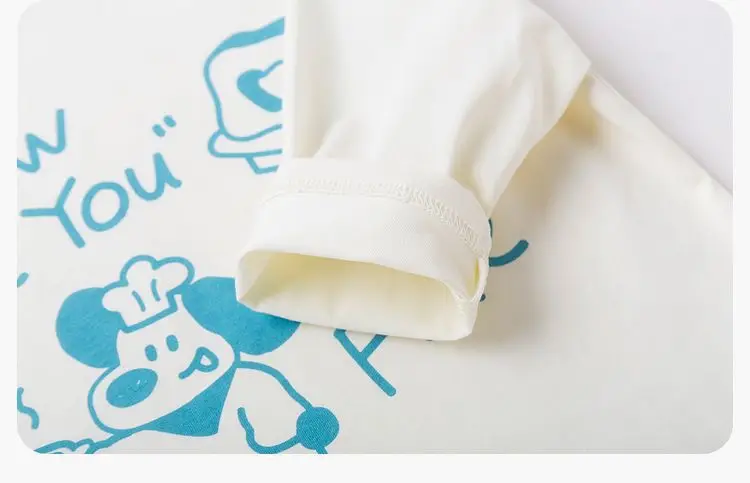Dudujia Kids Pure Cotton T-Shirt White Spring New Arrival — feature 23