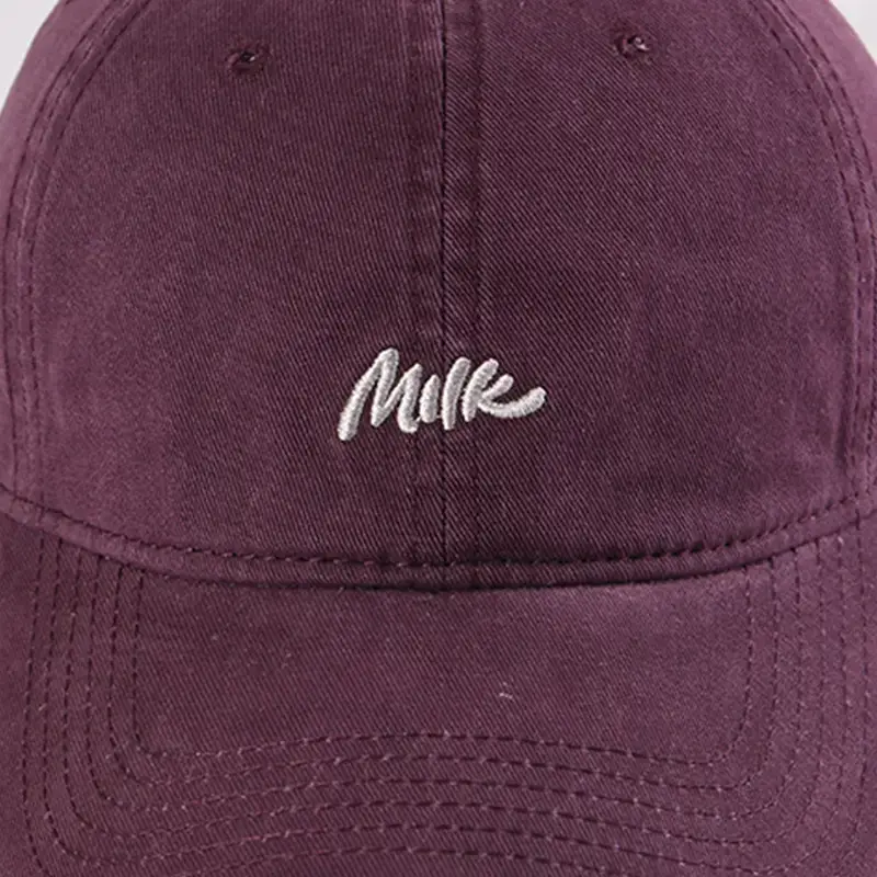 2025 Letter Embroidered Maroon Baseball Cap - Image 11
