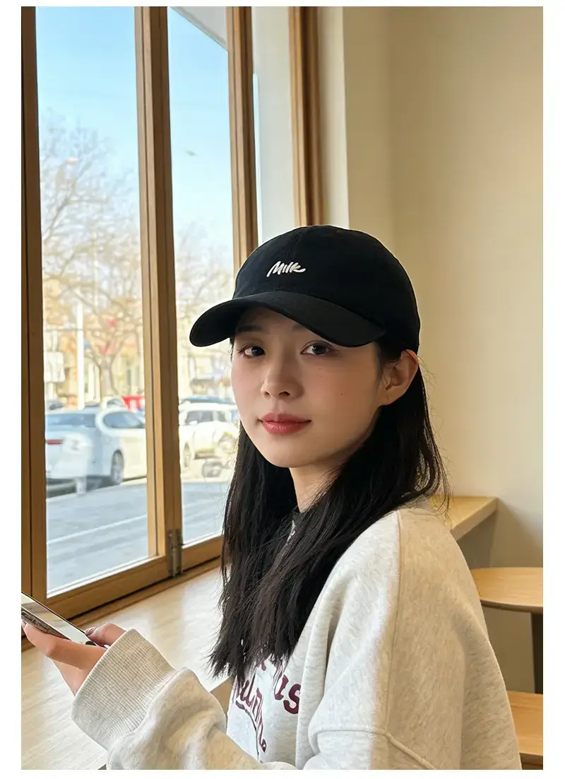 2025 Letter Embroidered Maroon Baseball Cap — feature 7