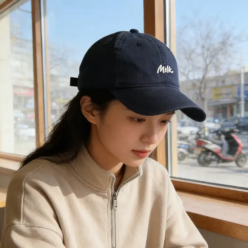 2025 Letter Embroidered Maroon Baseball Cap - Image 5